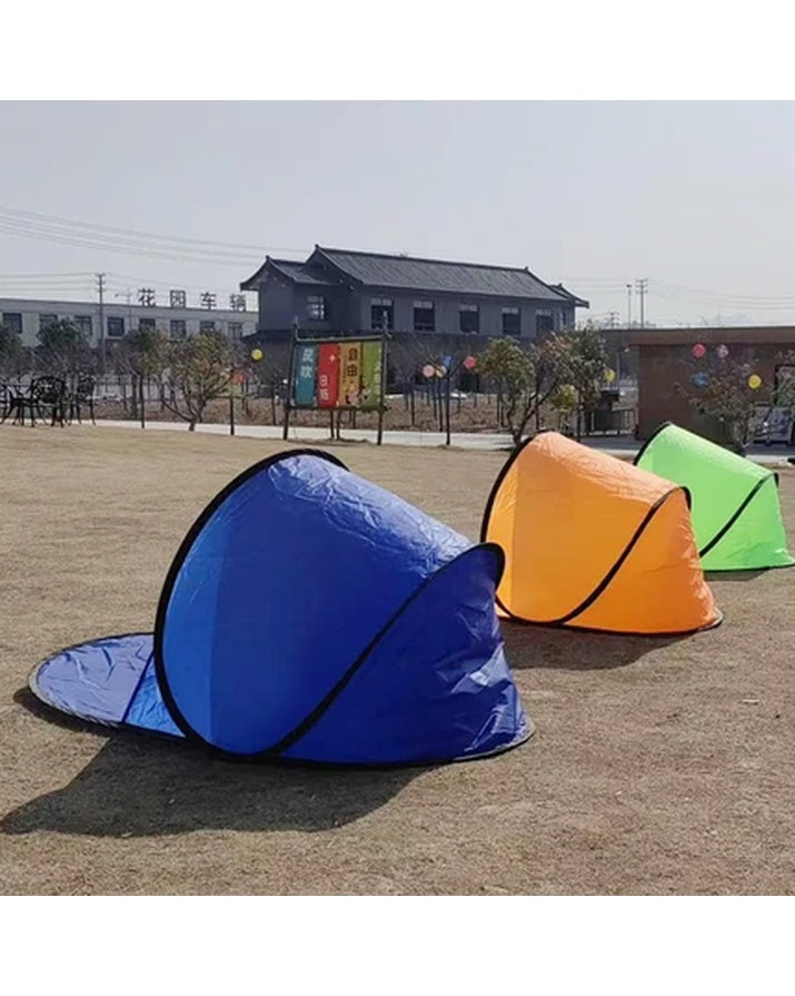 Tente de camping monocouche à ouverture rapide et protection solaire, abri pare-soleil portable pour la plage et l’extérieur SG8A
