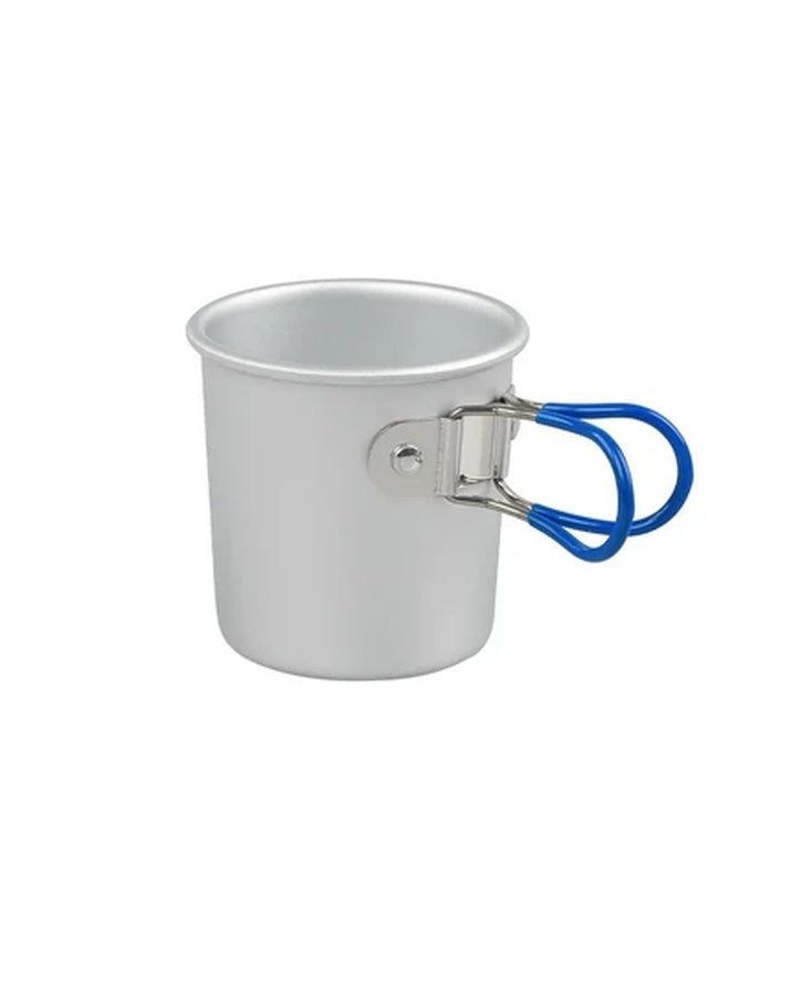 Copo de acampamento ao ar livre dobrável portátil de liga de alumínio 150ml com bolsa de armazenamento SG7B