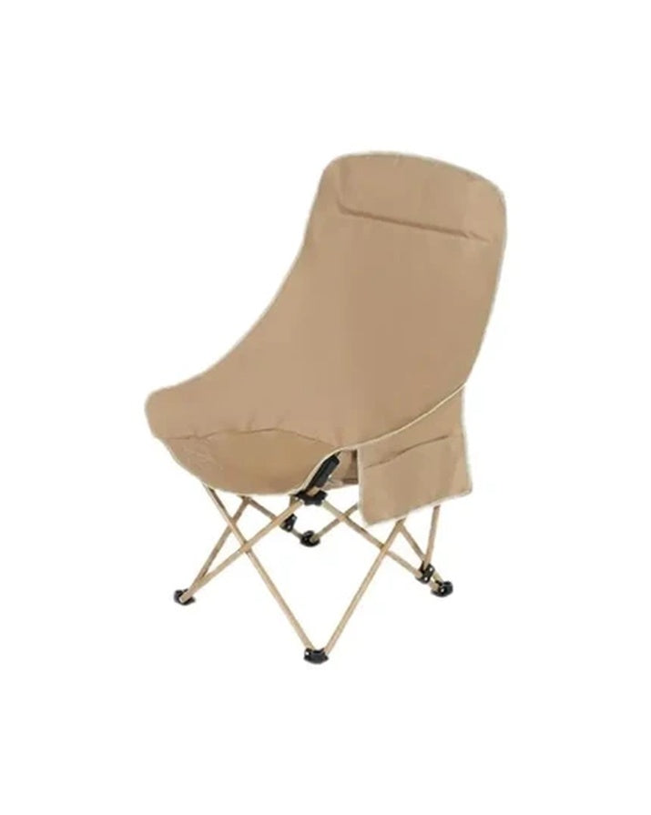 MOBEKE SG1B Modern Outdoor Foldable Moon Chair High Back Adjustable
