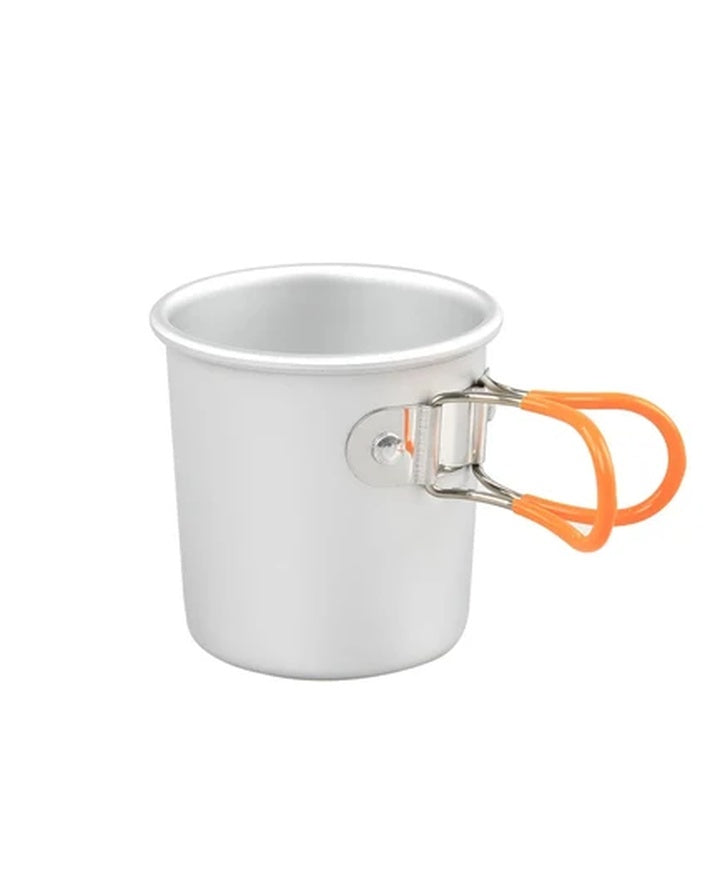 Outdoor Dinnerware Folding Aluminum Cup Coffee Mug Camping Water Cup