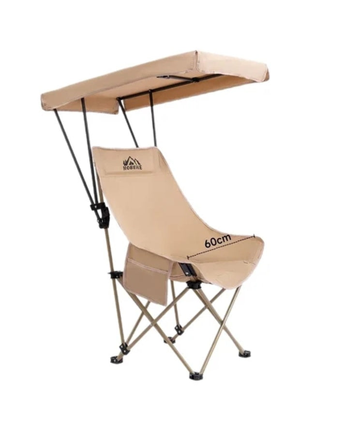 MOBEKE SG1B Modern Outdoor Foldable Moon Chair High Back Adjustable