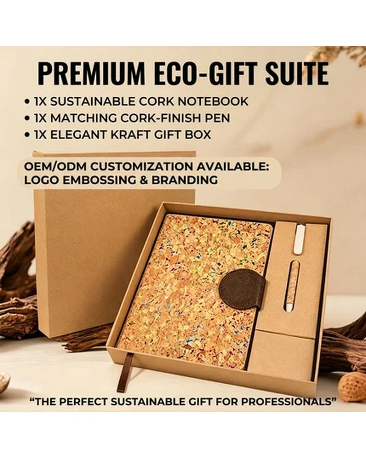 A6 Classic Round-Buckle Notebook Gift Box Set-Custom Business Gift