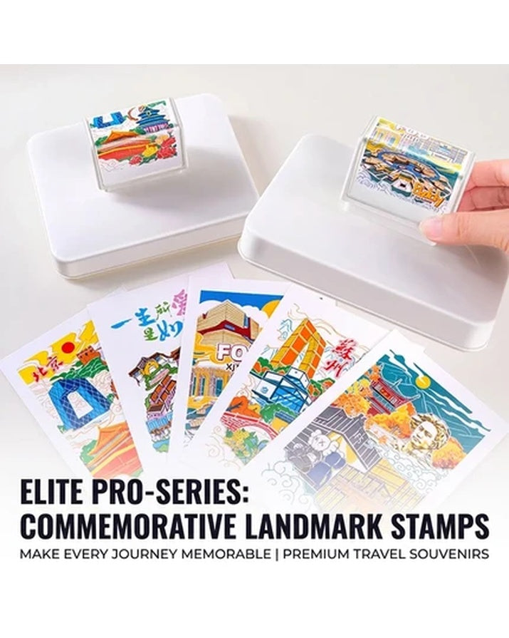 Multi-Layer Scenic Photosensitive Square Stamp, Customizable