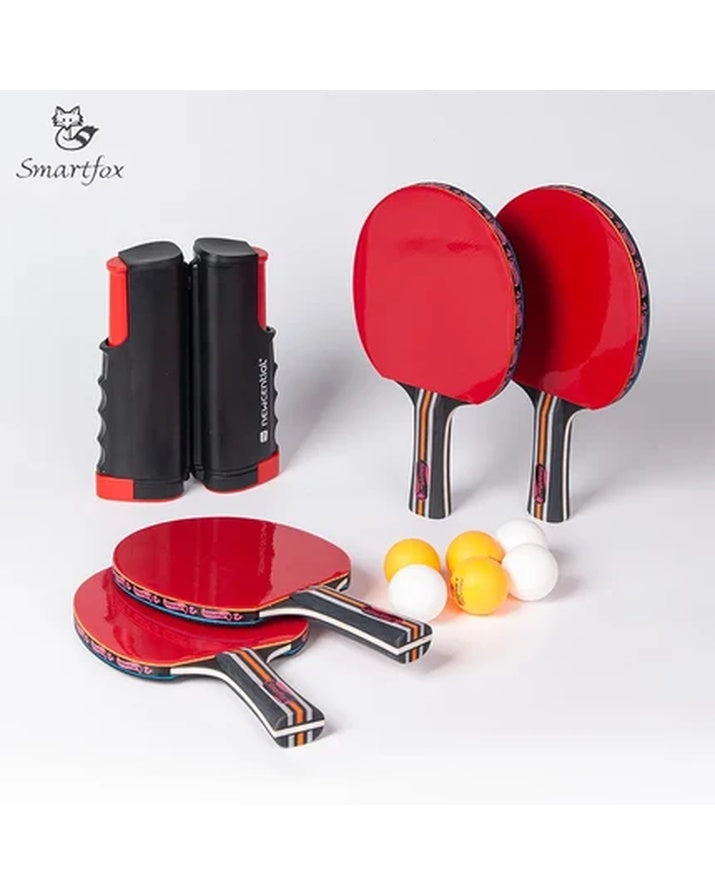Professional Durable Table Tennis Racket Set Two Rackets Three Balls