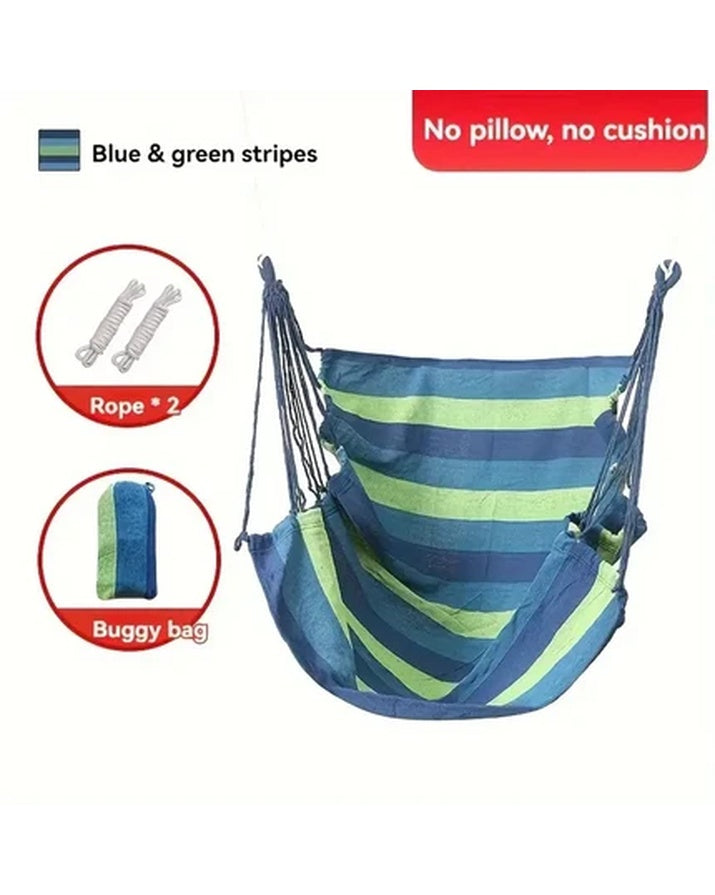 Dorm Canvas Modern Rocking Hammock Chair SG14B Model Polyester Cotton