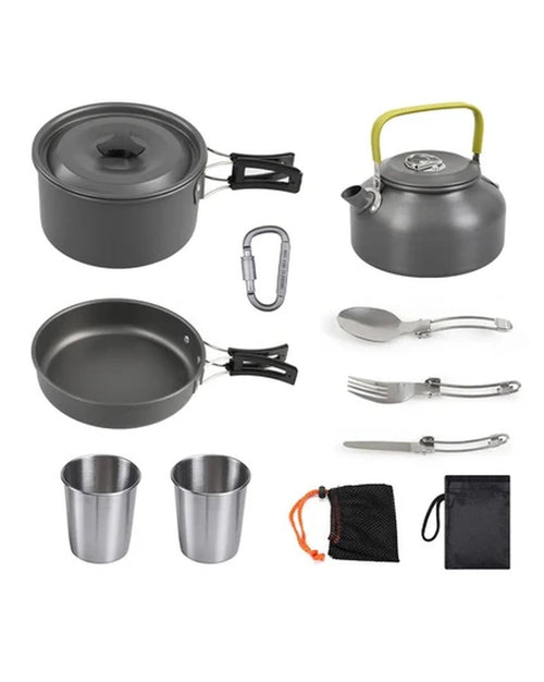 Factory Direct Anodized Aluminum Alloy Outdoor Camping Cookware Set