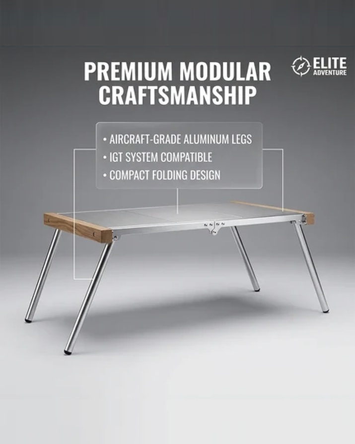 Modern Outdoor Camping Picnic Folding 304 Stainless Steel Charcoal